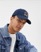 Tommy Jeans 6.0 Limited Capsule Baseball Cap With Crest Logo In Navy - Navy