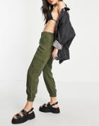 Only Cargo Pants In Khaki-green
