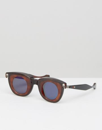 Kaibosh Chunky Frame Sunglasses - Brown