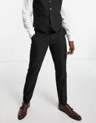 Original Penguin Slim Fit Plain Suit Pants-black
