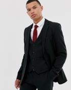 Asos Design Super Skinny Suit Jacket In Black
