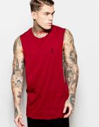 Religion Tank With Extreme Arm Holes - Blood Red