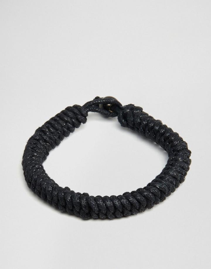 Jack & Jones Woven Bracelet - Black