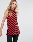 Cheap Monday High Neck Stripe Tank - Multi