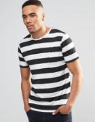 Ringspun Cruz Stripe T-shirt - White