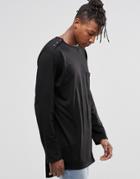 Cheap Monday Trap Longline Top Long Sleeve - Black