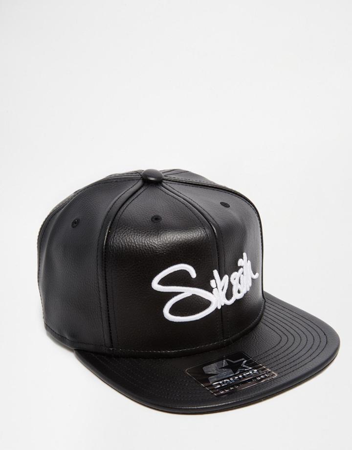 Siksilk X Starter Snapback Cap - Black