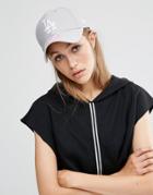 New Era La 9forty Cap In Ecru Diamond Mesh - Gray