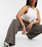 Collusion Plus Exclusive Relaxed Dad Sweatpants In Brown