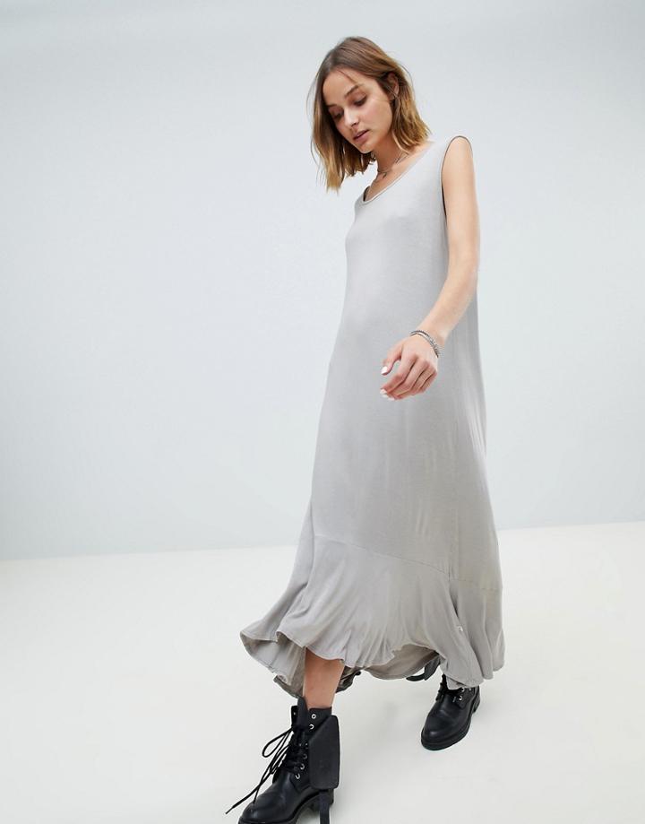 Nytt Swing Maxi Tank Dress-gray