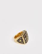 Seven London Chunky Ring In Gold