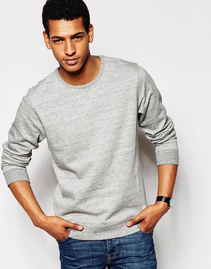 Selected Homme Sweatshirt - Gray