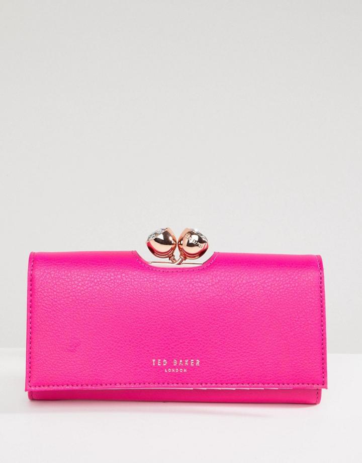 Ted Baker Textured Leather Matinee Purse - Pink