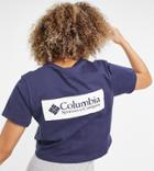 Columbia North Cascades Crop Backprint T-shirt In Navy Exclusive At Asos