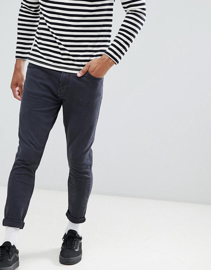 Pull & Bear Carrot Fit Pants In Black - Black