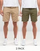 Jack & Jones Chino Shorts Multipack - Green