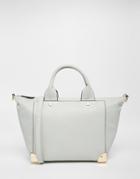 Asos City Bag With Metal Corners - Gray