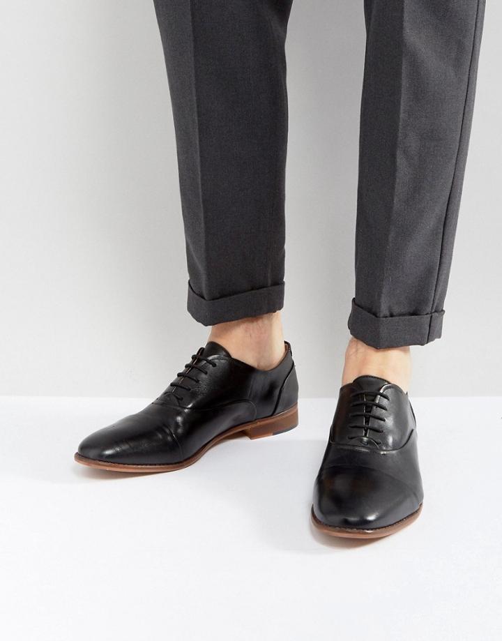 Kg Kurt Geiger Oliver Leather Shoes In Black - Black