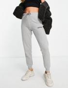 Napapijri Box Sweatpants In Light Gray-grey