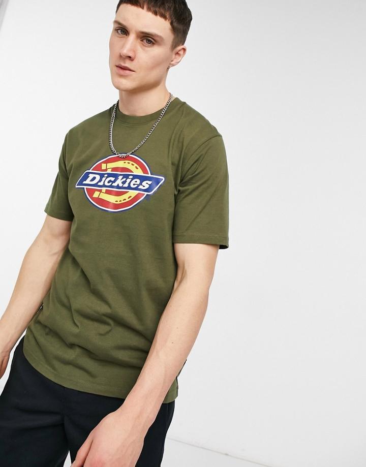 Dickies Horseshoe Icon Logo T-shirt In Military Green