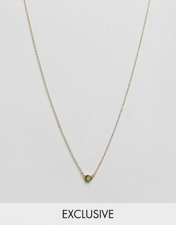 Aetherston Pendant Necklace In Gold - Gold