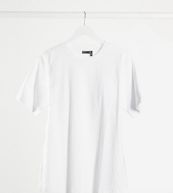 Asos Design Maternity Ultimate Oversized T-shirt In White