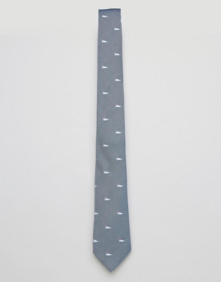 Original Penguin Duck Print Tie - Navy
