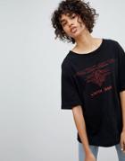 Cheap Monday Syntax Error Print T-shirt - Black