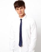 Asos Tie With Polka Dot - Blue