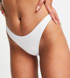 Missguided Mix & Match Super High Leg Bikini Bottom In White