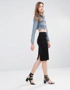 Cheap Monday Chain Skirt - Black