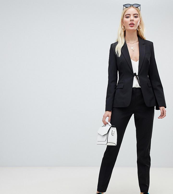 Unique21 Skinny Cigarette Pants Two-piece - Black