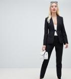 Unique21 Skinny Cigarette Pants Two-piece - Black