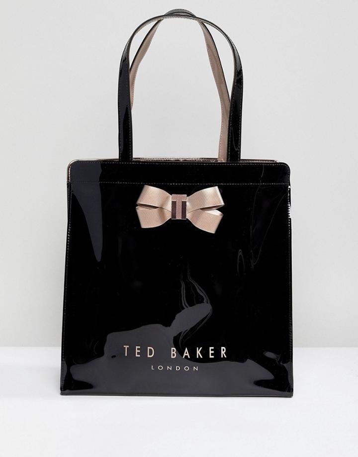 Ted Baker Large Icon Bow Bag - Black