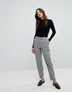 Warehouse Mono Check Pants - Black