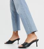 Z Code Z Exclusive Akira Vegan Mule Sandals In Black Croc