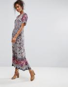 Trollied Dolly Boho Flow Dress - Pink