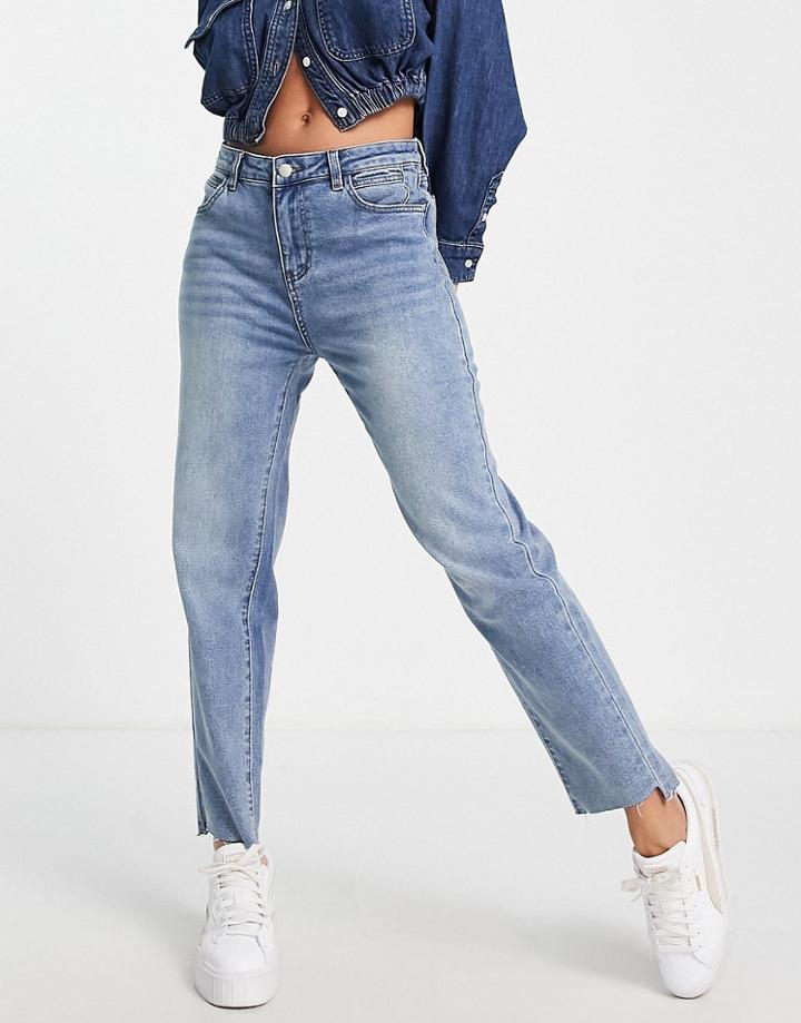 Urban Revivo Carrot Leg Ripped Jeans In Blue