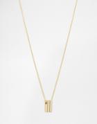 Weekday Cy Dots Pendant Necklace - Gold