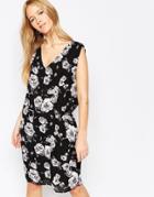 Minimum Nera Floral Print Dress - Black