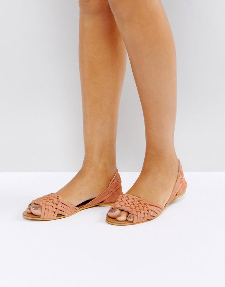 Asos Juna Suede Summer Shoes - Orange