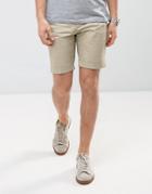 Mango Man Chino Shorts In Beige - Beige