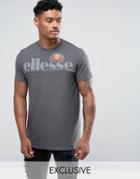 Ellesse Sport Compression T-shirt With Large Logo - Black