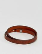 Jack & Jones Jacbrian Layered Bracelet In Brown - Brown