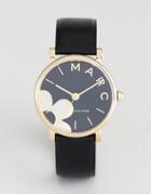 Marc Jacobs Mj1619 Daisy Leather Watch - Black