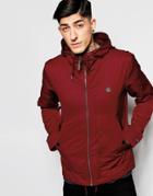 Pretty Green Jacket With Hood In Red - Red