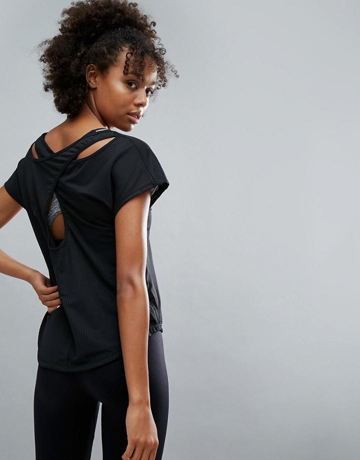 Bershka Sports Top - Black