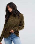Jdy Knitted Sweater - Green