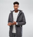 Selected Homme Tall Parka With Thinsulate Lining - Gray