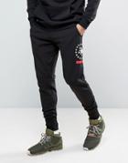 Bando Forever Print Slim Fit Joggers - Black